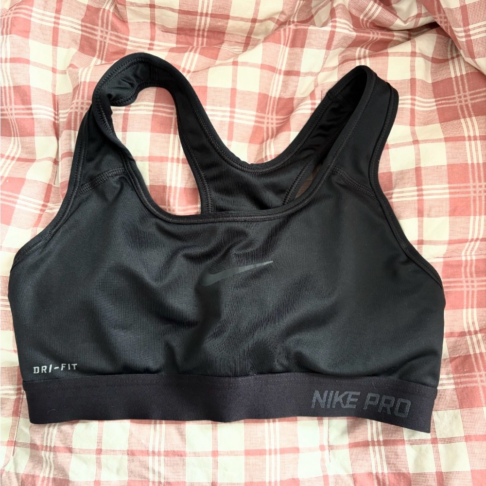 NIKE Pro Black Women’s Sports Bra, Size XS/S